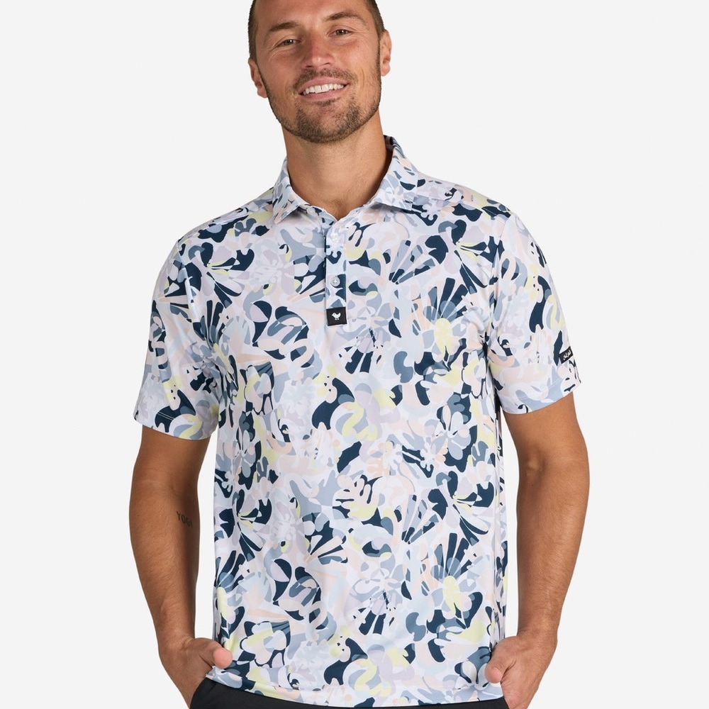 NWT Bad Birdie Savannah Swing Core Performance Polo Large & XXL Golf Casual